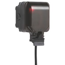 Knightsbridge  IP66 13A 1-Gang DP Weatherproof Outdoor Switched Socket