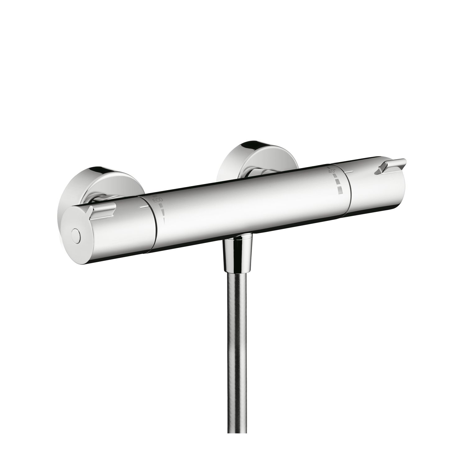 Hansgrohe MyFox Exposed Single Outlet Thermostatic Chrome Shower Mixer Valve (622VK)