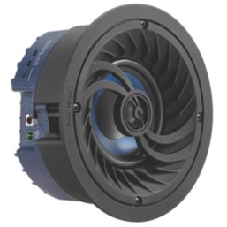 Lithe Audio 7" 25W RMS Wired or Wireless Bluetooth Ceiling Speaker Kit 30m White Grille