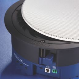 Lithe Audio 7" 25W RMS Wired or Wireless Bluetooth Ceiling Speaker Kit 30m White Grille