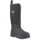 Muck Boots Chore Classic Hi Patterned Size 11  Black Non Safety Wellies