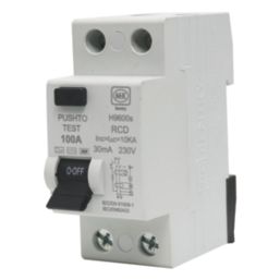 MK Sentry H9600S 100A 30mA 2-Pole B Curve  RCD