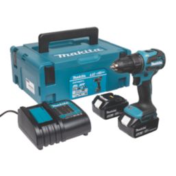 Makita DHP490STJ 18V 2 x 5.0Ah Li-Ion LXT Brushless Cordless Combi Drill