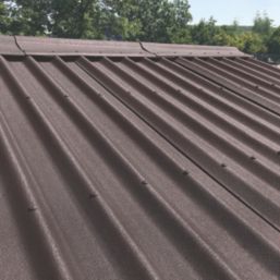 Onduline Brown Corrugated Bitumen Ridge Piece 1000mm x 420mm