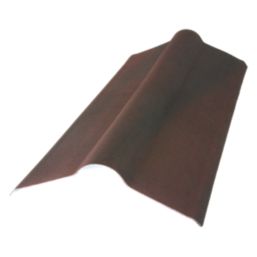 Onduline Brown Corrugated Bitumen Ridge Piece 1000mm x 420mm