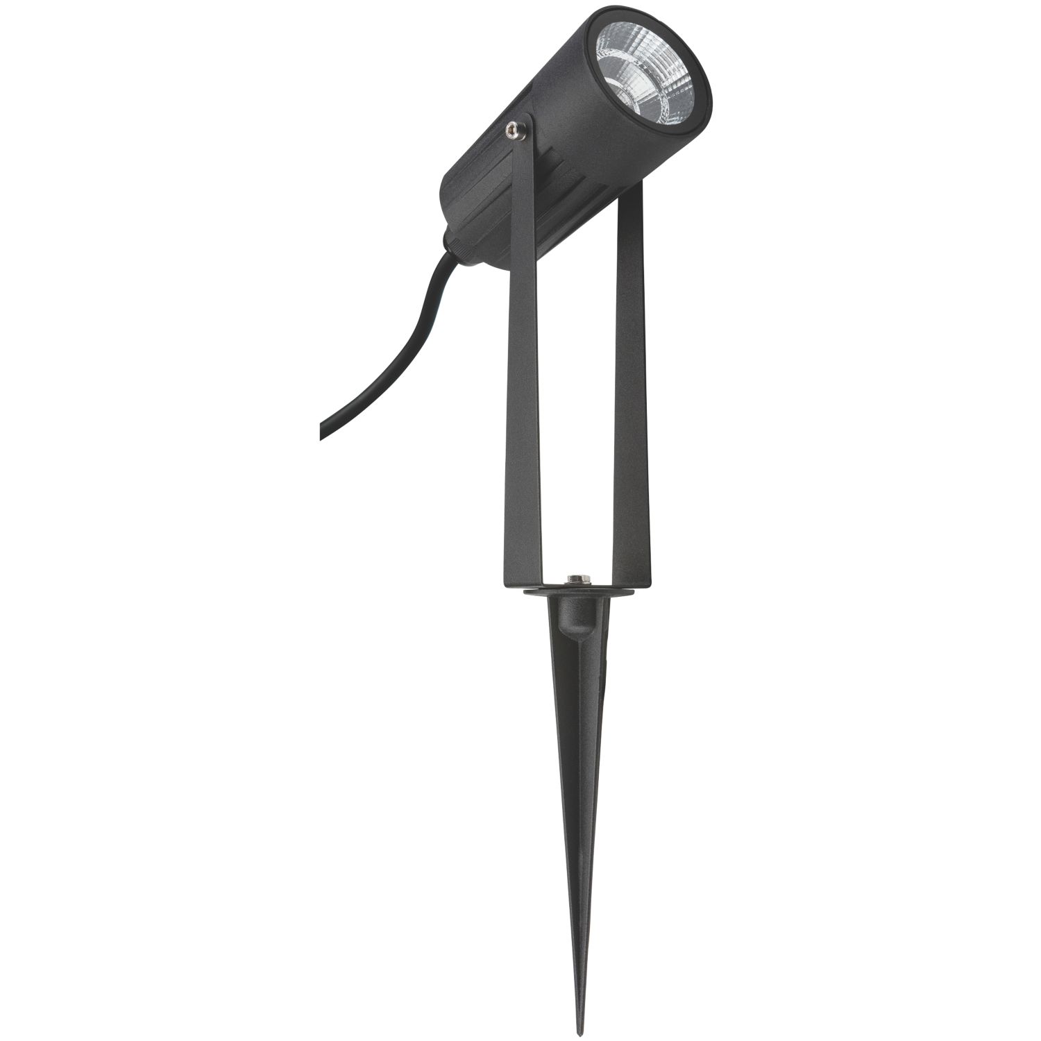Saxby Lance Outdoor LED Garden Spike Light Matt Black 7W 550lm (623HT)