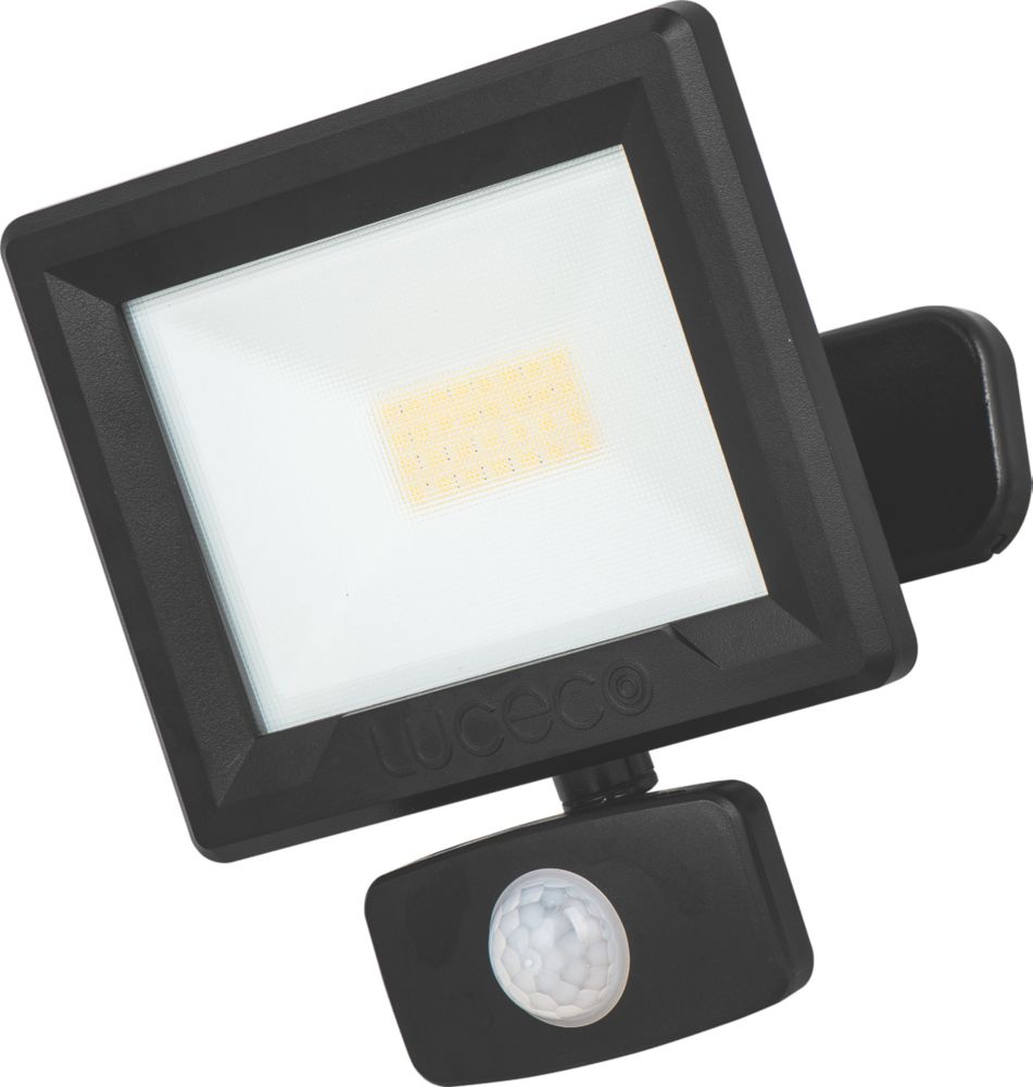 Luceco slimline 30w led floodlight with pir sales