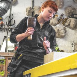 DEWALT Charlotte Womens Fleece Grey/Black Size 10