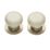 Designer Levers  Door Knob 60mm Pair Crackled Cream