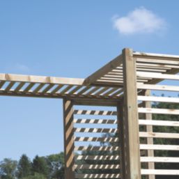 Forest Firenze 6' x 6' (Nominal) Flat Timber Arbour