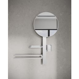 Ideal Standard Alu+ Mirror with Beauty Bar Silver 580mm x 146mm x 717mm