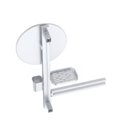 Ideal Standard Alu+ Mirror with Beauty Bar Silver 580mm x 146mm x 717mm