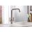 Abode Globe Quad Dual-Lever Mono Mixer Kitchen Tap Brushed Nickel