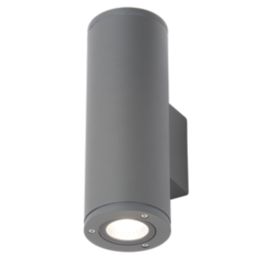 Zink Mizar Outdoor LED Up and Down Wall Light Anthracite 20W 1200lm