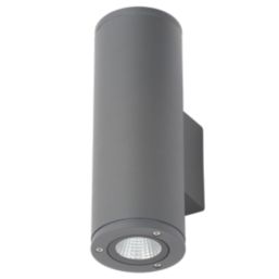Zink Mizar Outdoor LED Up and Down Wall Light Anthracite 20W 1200lm