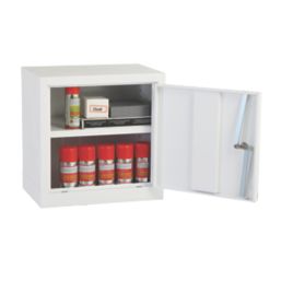Barton  1-Shelf Acid Cabinet White 457mm x 305mm x 457mm