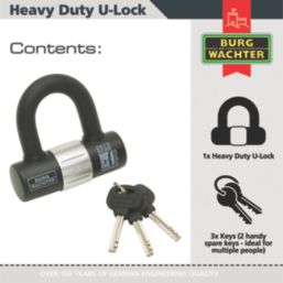 Burg-Wachter  Heavy Duty D Padlock 9.7cm x 10cm