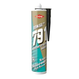 Dow 791 Weatherproofing Silicone Sealant Black 310ml