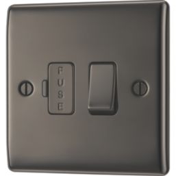 British General Nexus Metal 13A Switched Fused Spur  Black Nickel