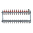 JG Speedfit 12 Port Manifold Set Chrome