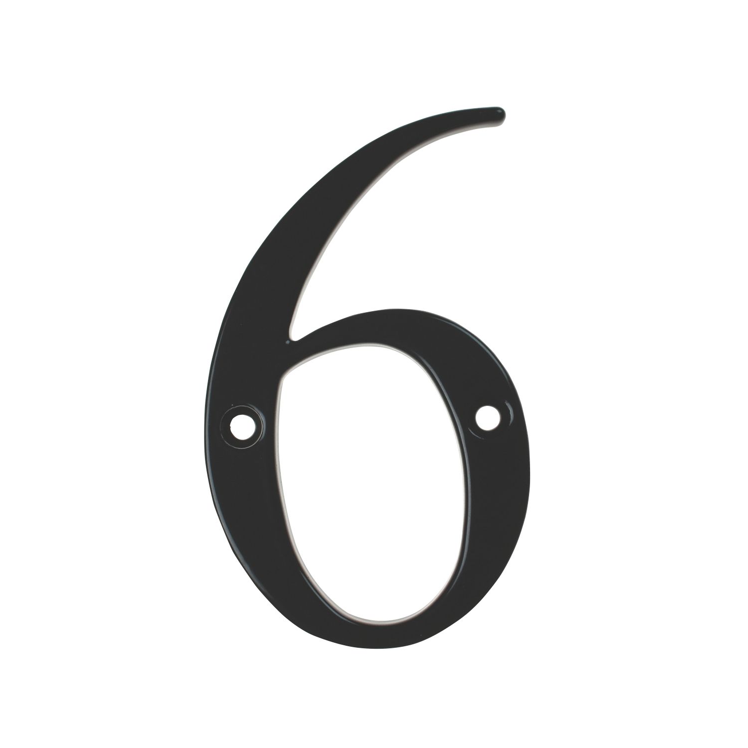 Fab & Fix Door Numeral 6, 9 Black 80mm (6247P)