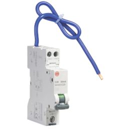 Wylex  20A 30mA Type A DP C Curve  Bidirectional Mini RCBO