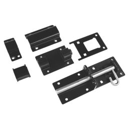 GateMate Heavy Duty Padbolt Black  180mm