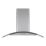 Refurb Essentials  Curved Glass Hood Stainless Steel 600mm