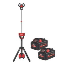 Milwaukee M18 HOSALC-552B 2.2m 18V 2 x 5.5Ah Li-Ion RedLithium High Output Cordless Trueview Stand Area Light