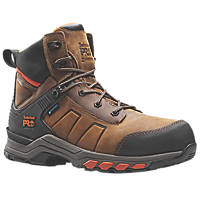 Timberland Pro Hypercharge   Safety Boots Brown / Orange  Size 9