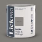 LickPro Max+ 2.5Ltr Grey 09 Eggshell Emulsion  Paint