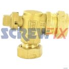 Vokera 7100 3/4" Flow/Return Valve 90 Deg