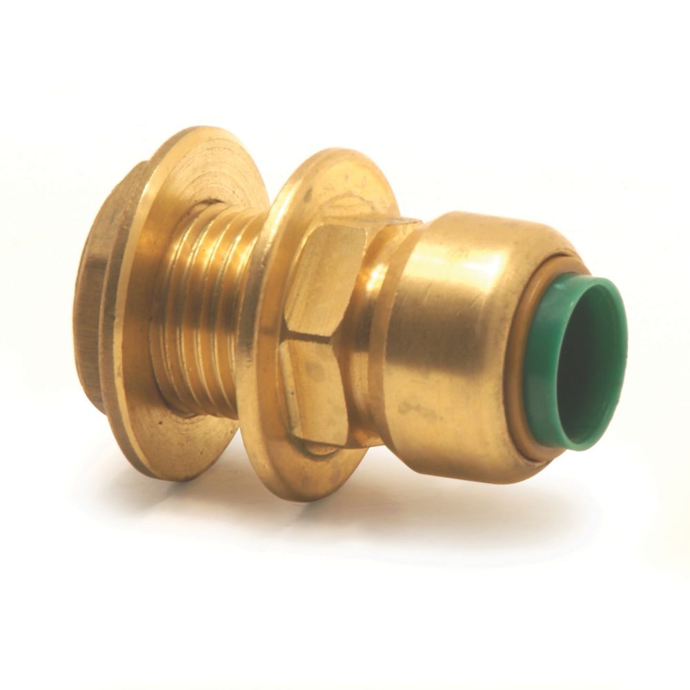 Tectite Classic T5 Brass PushFit Tank Connector 1/2" Screwfix