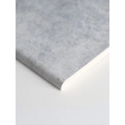 Splashwall Caliza Postformed Bathroom Wall Panel Matt Grey 2420mm x 1200mm x 10mm