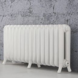 Arroll 549mm x 1174mm 4350BTU White Cast Iron 2 Column Radiator