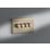 Knightsbridge  4-Gang 2-Way LED Intelligent Dimmer Switch  Antique Brass