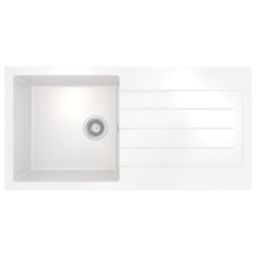 ETAL Comite 1 Bowl Composite Kitchen Sink White Reversible 1000mm x 500mm
