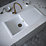 ETAL Comite 1 Bowl Composite Kitchen Sink White Reversible 1000mm x 500mm