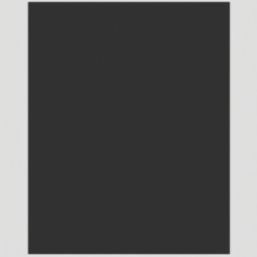 Splashback  Black Self-Adhesive Glass Kitchen Splashback 600mm x 750mm x 6mm