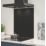 Splashback  Black Self-Adhesive Glass Kitchen Splashback 600mm x 750mm x 6mm