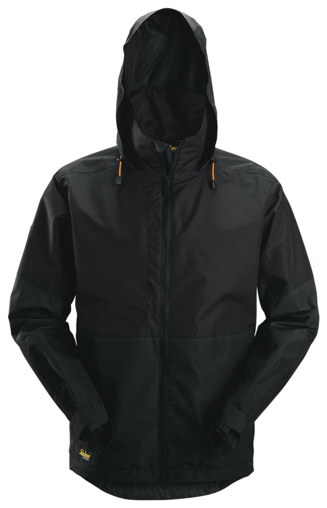 Snickers 1304 Waterproof Shell Jacket Black X Large 46