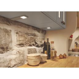 VEW Nova Rectangular LED Ultra-Thin Cabinet Light Aluminium 3.5W 260lm