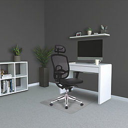 Nautilus Designs CP2C Rectangular Office Chair Mat Translucent 1200mm x 900mm