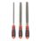 Forge Steel File Set 3 Pieces