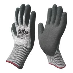 Site SWG360 Cut-Resistant Gloves Grey / Black X Large