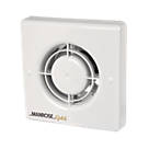 Manrose MG100T Gold Standard 4" Axial Bathroom Extractor Fan with Timer White 240V