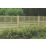 Forest Kyoto  Slatted Top Fence Panels Natural Timber 6' x 4' Pack of 3