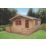 Shire Kinver 12' x 14' (Nominal) Apex Timber Log Cabin