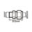 Flomasta  Brass Compression Adapting Male Coupler 10mm x 1/4"