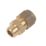 Flomasta  Brass Compression Adapting Male Coupler 10mm x 1/4"